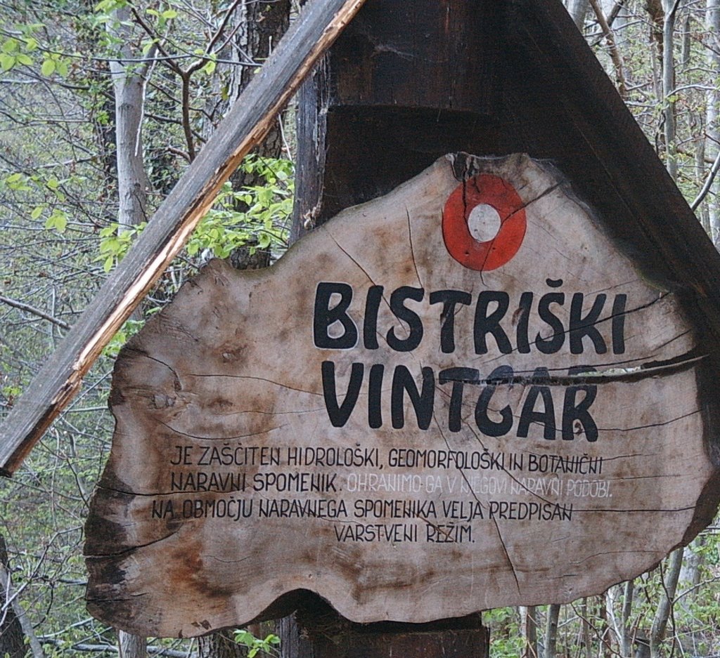 Vhod - Way in Bistriški vintgar by Marjan Krepek