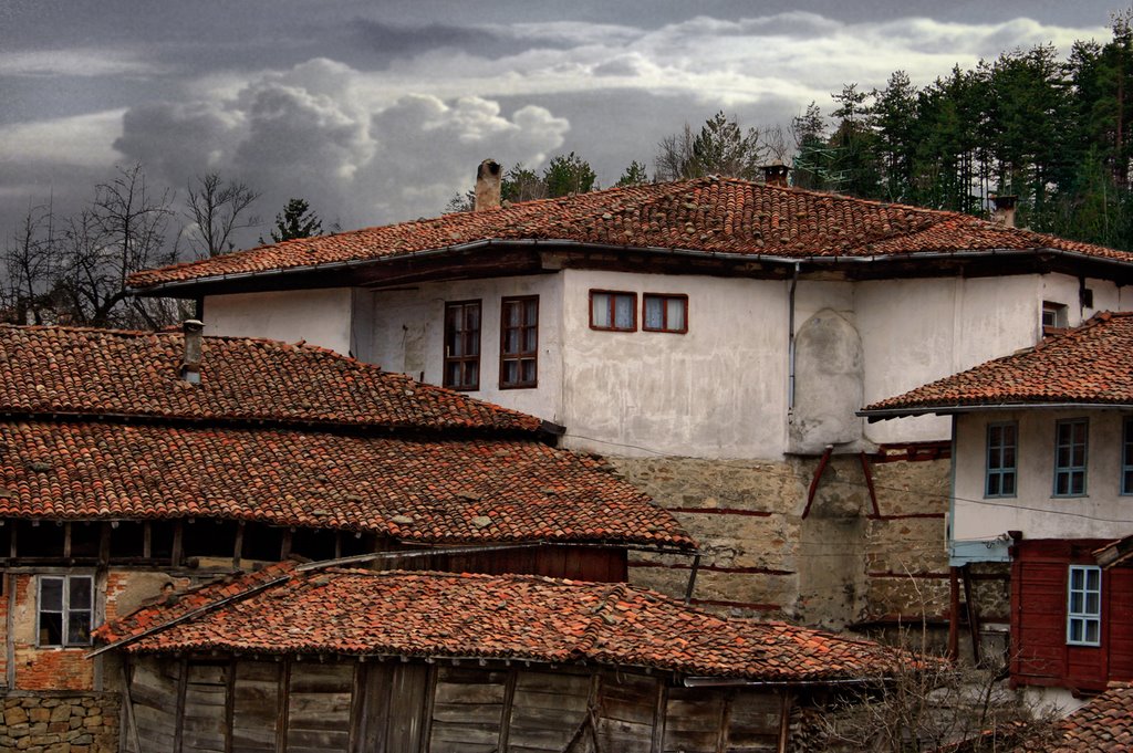 Old houses of old times by alexander sertev