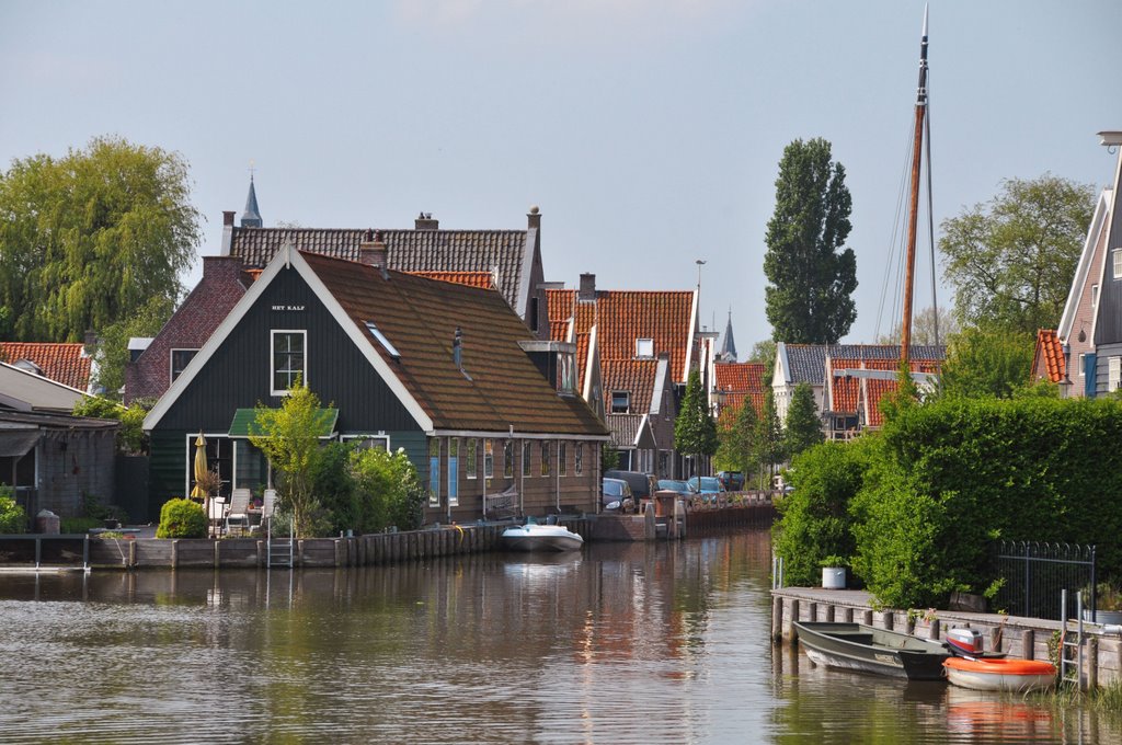 De Rijp - View at the Garden Canal by Ria Maat