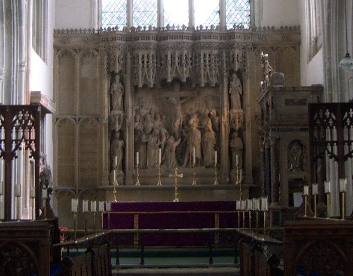 Altar long melford church by jay mills