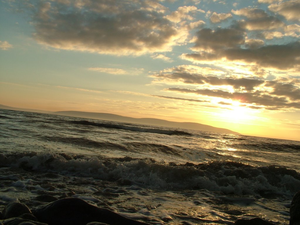 Galway Bay sunset by Tymoniasty