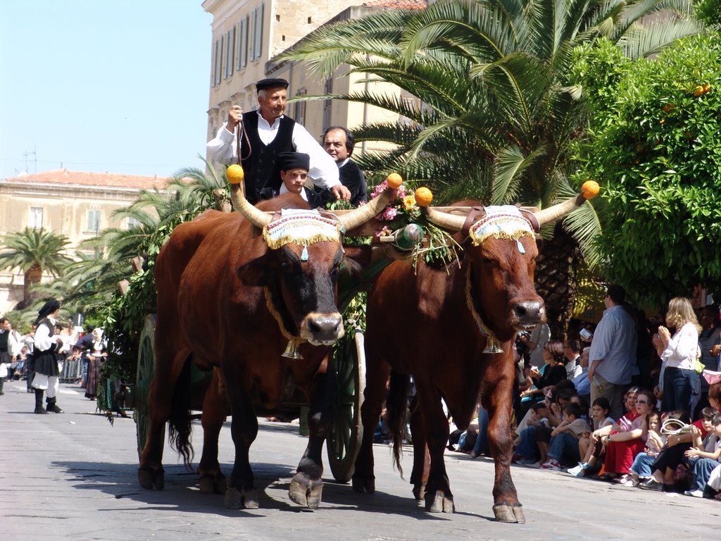 Sassari, Cavalcata Sarda (via Roma) by Pietro Branca