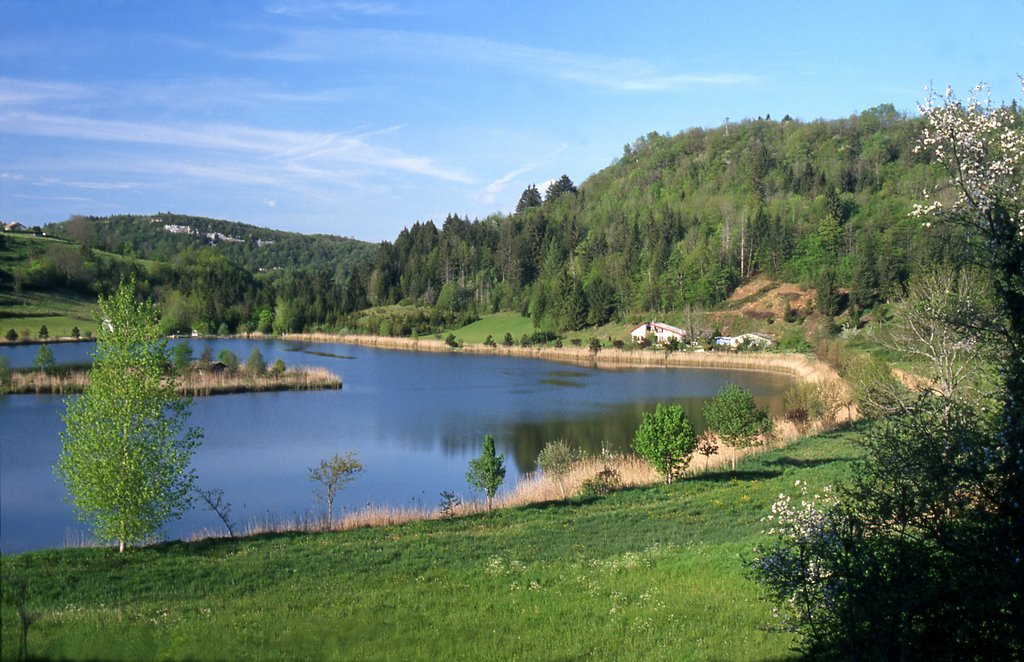 Lac de Chanon au printemps by Alain TREBOZ