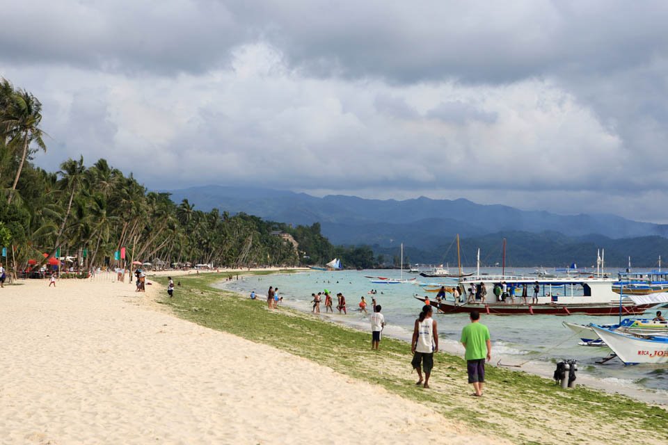 White Beach, Boracay Island, Philippines by Richard Lozin