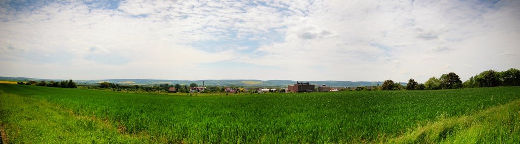 Blick über Rossleben by Karl-Hans Vollrath