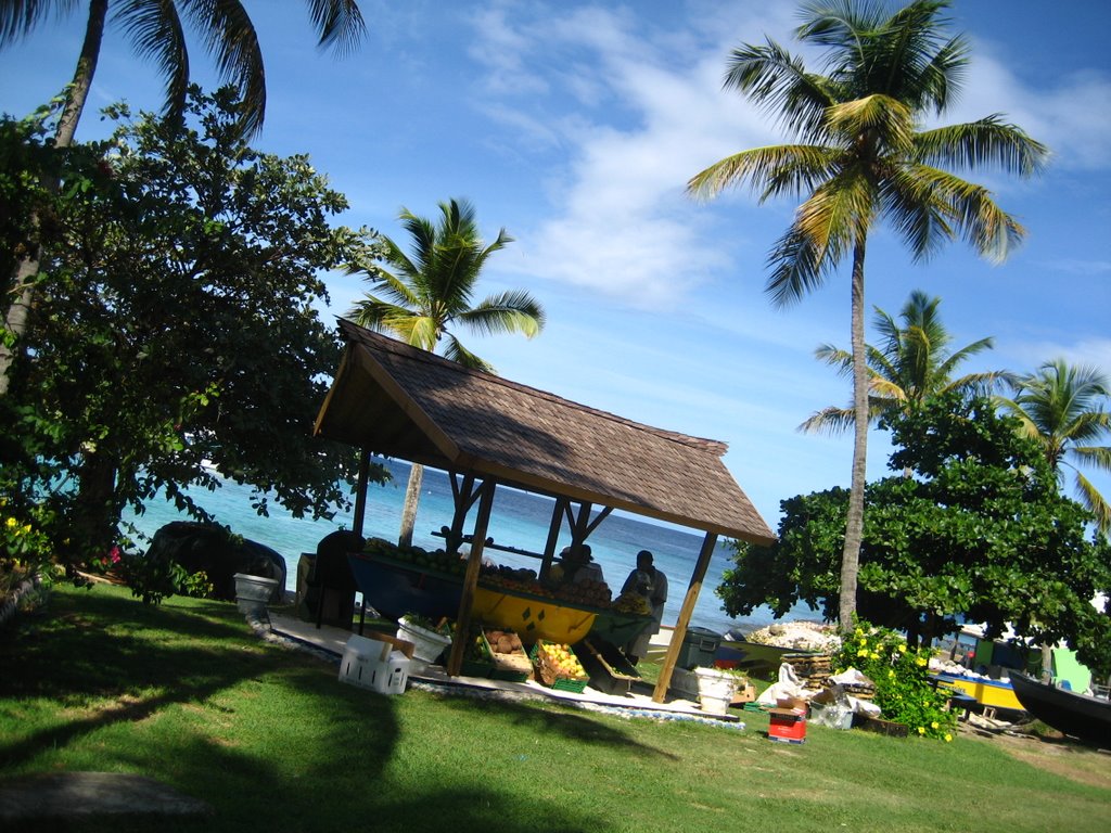 Fruit shop open air by Jean-Paul