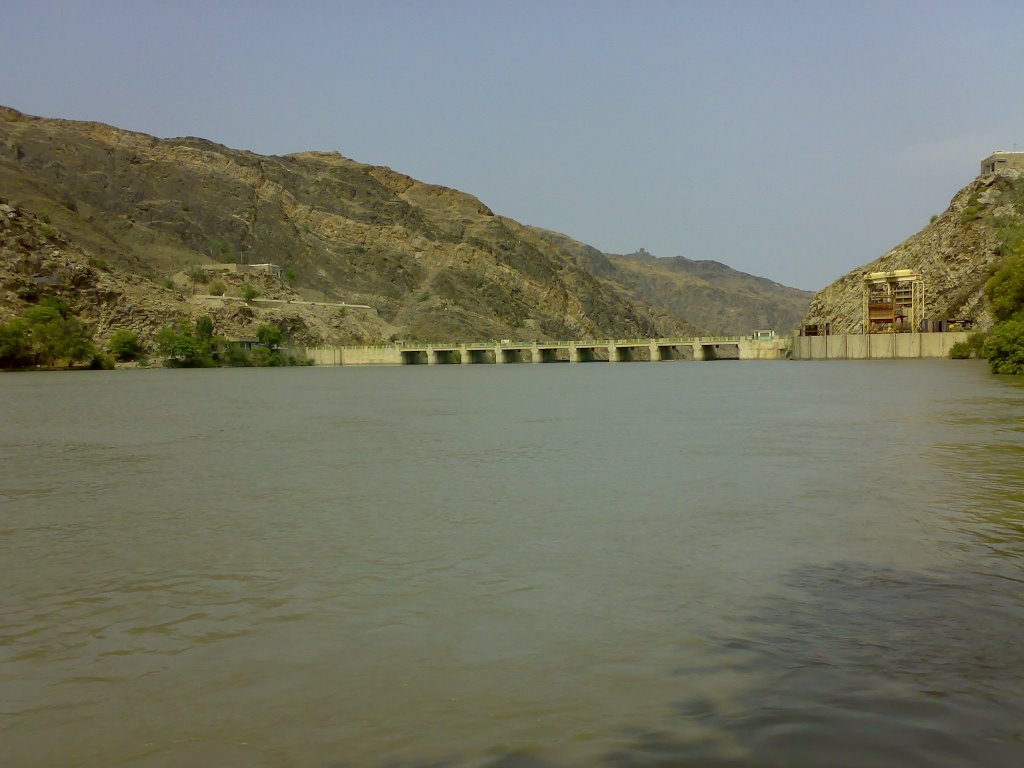 Bridge over Warsak Dam by Shan M. Khan