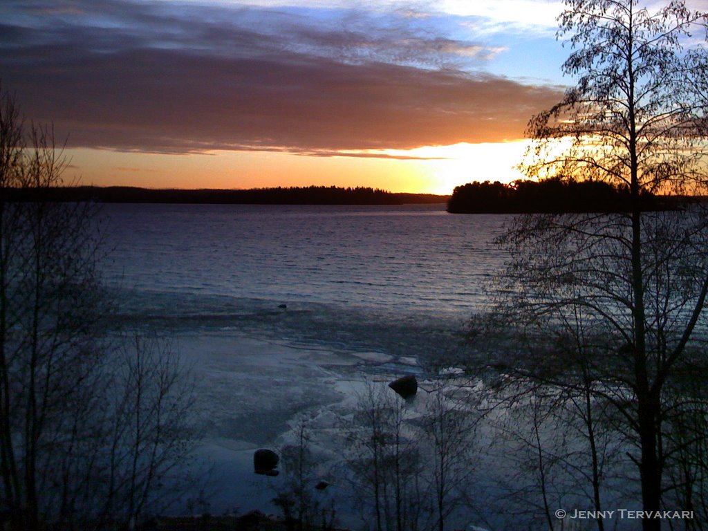 Sunset from Tahmela by Jenny Tervakari