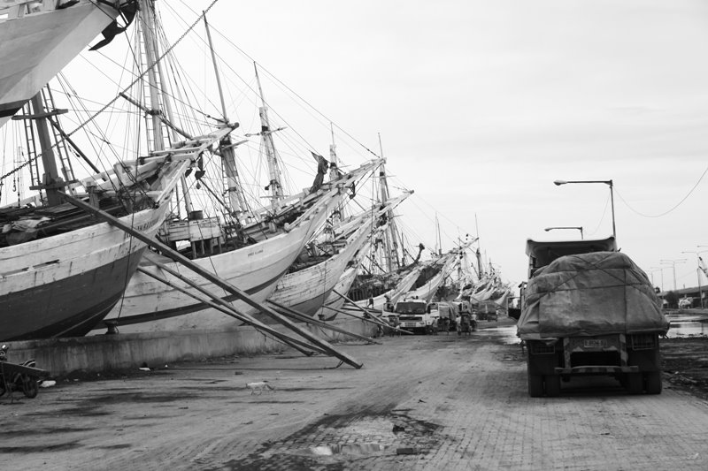 Sunda Kelapa Boards by Hermit S Parwoto