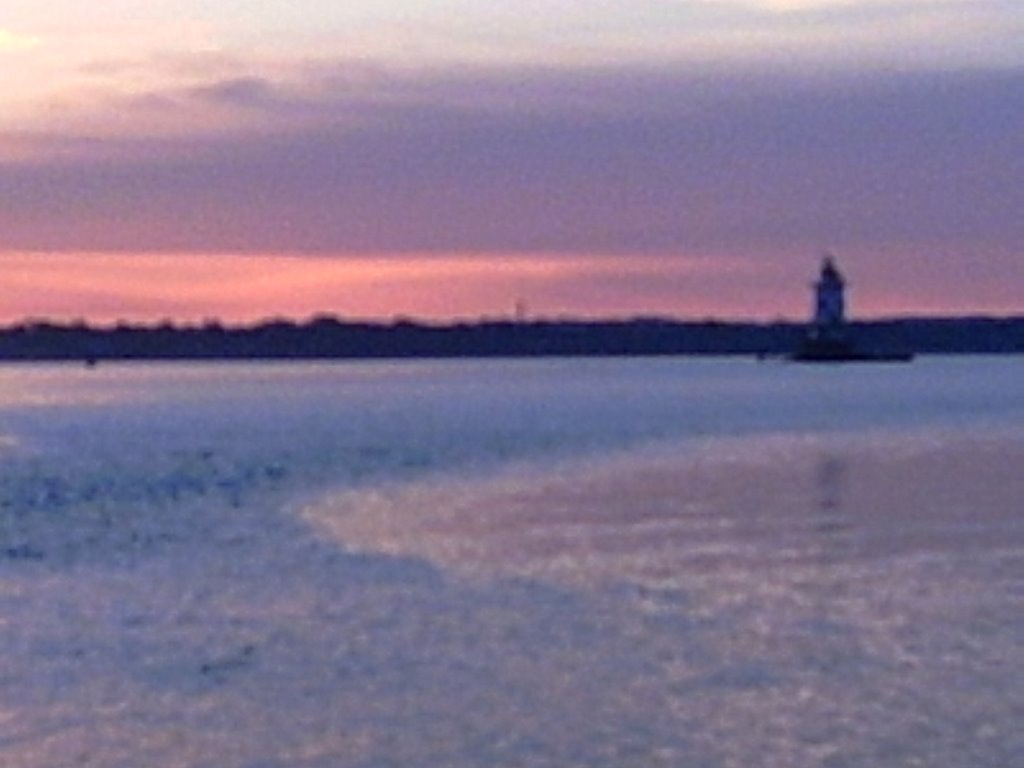 Conimicut Light by David Parenteau