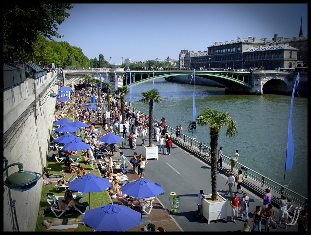 Paris plage by kinet jean jacques