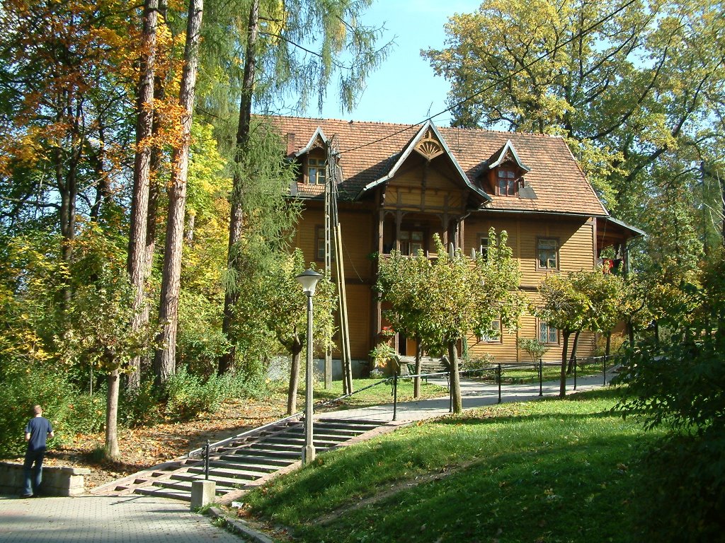 Traditional Polish Wooden Building by Chris777l