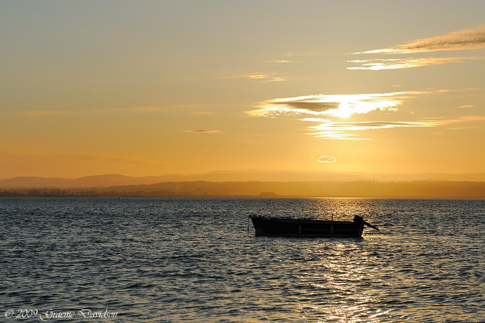 Sunset at Montrose Basin by GDavidson