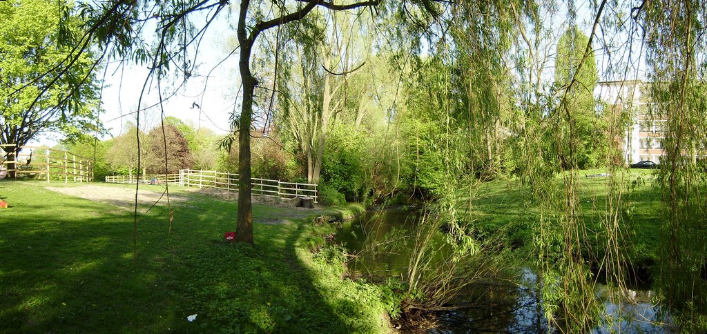 Wandse nach der Kuhmühle (...-1874) ... Übergang zum Eilbek-Kanal by ••• HaHeBa (HH) •••