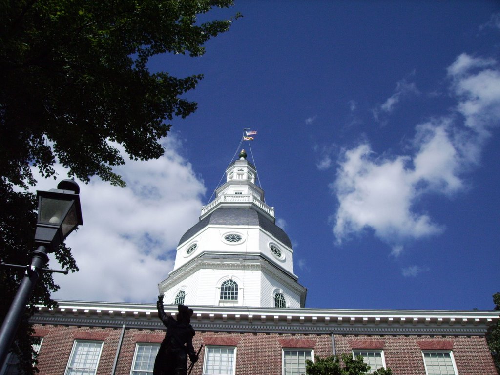 Maryland Statehouse Dome by Wayne French