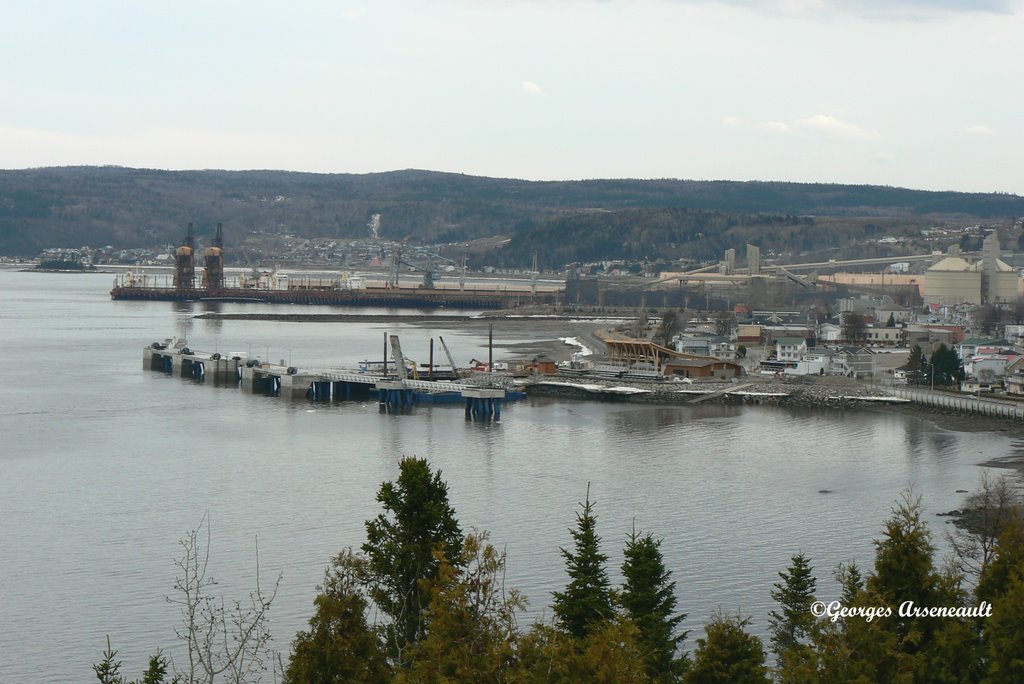 Port Saguenay ( La Baie ) by Georges Arseneault