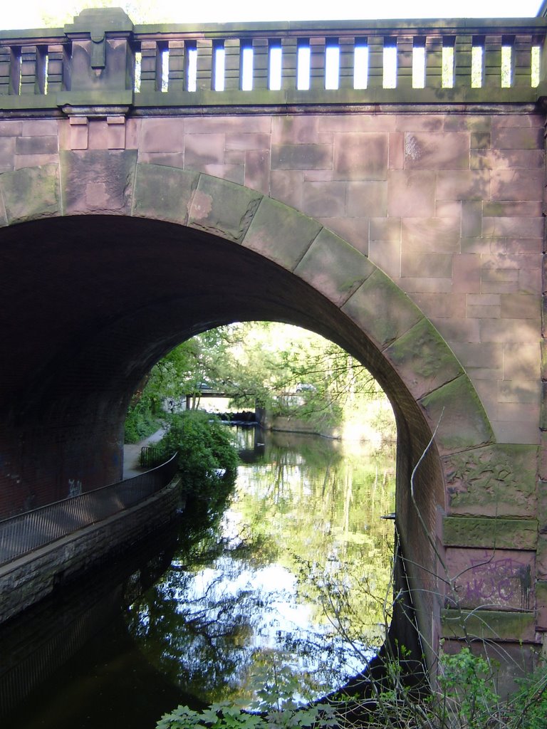 Wandse unter der S-Bahn-Brücke by ••• HaHeBa (HH) •••