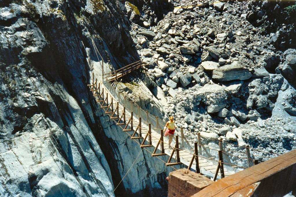 Bridge Franz Josef Glacier N Zealand o=k by Olive Kirk