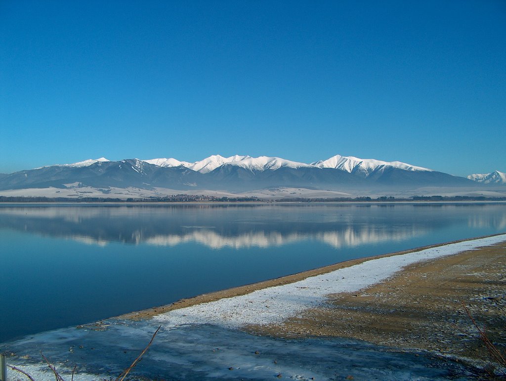 The High Tatras from Liptovska Mara by Gaetano Cadeddu