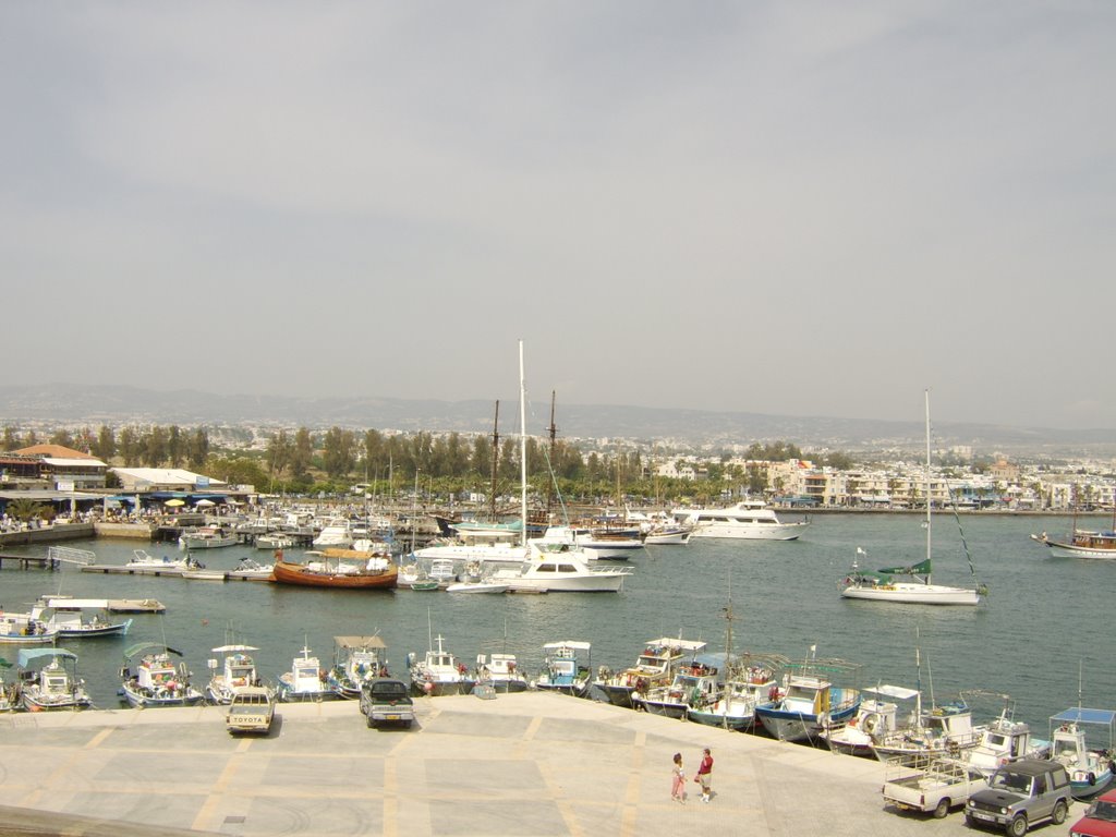 Paphos Harbour by C. Mitchell