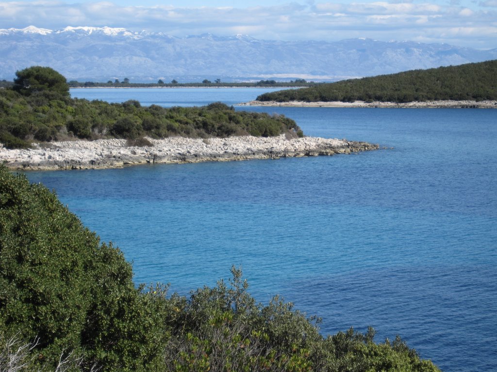 Losinj jug prema Kozjak, Orjule i Velebit by zbeus