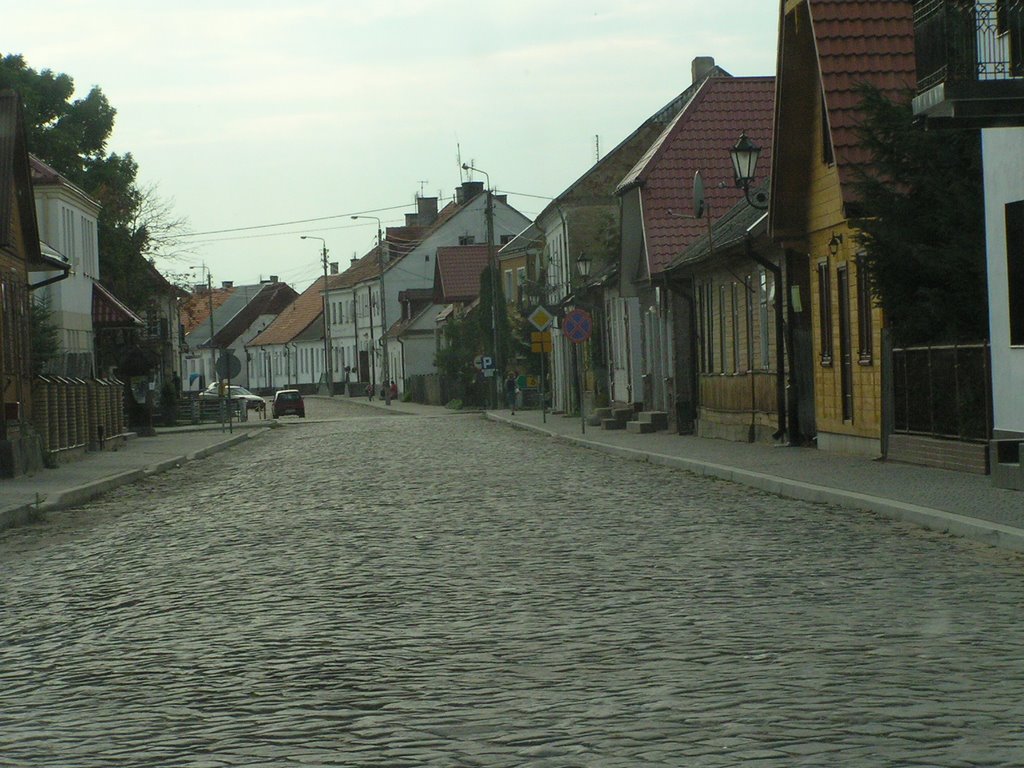 Tykocin's street by Maciej Maciejewski