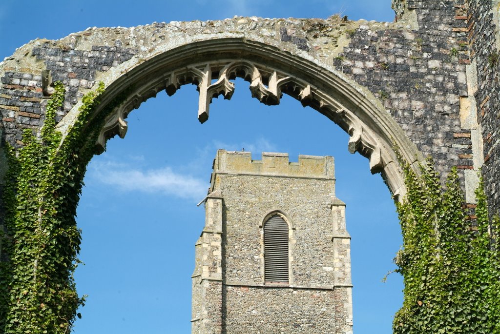 Covehithe church by Mike. Baker