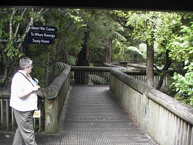 2009 tour (077) Treetop entrance to Treaty House. by Pete