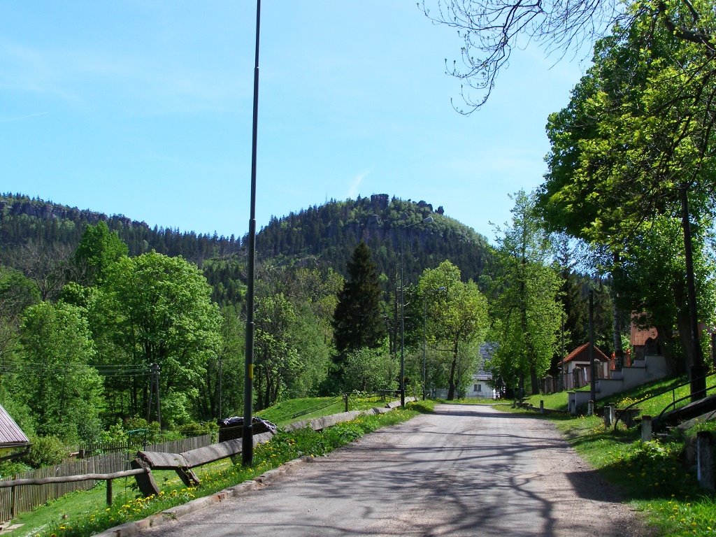 Main street in Pasterka by Dodge