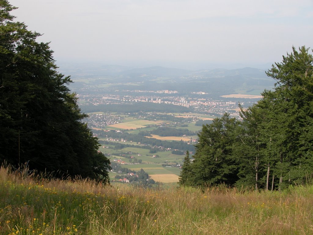 A view on Třinec from Javorový by Marek Jochec