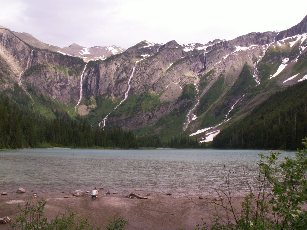 Avalanche Lake in the afternoon by Anton Jensen