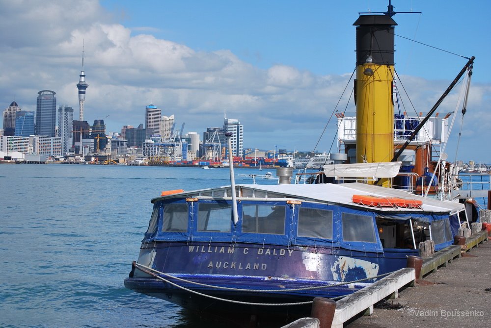 Steam Ship William Daldy at Devonport pier by Vadim Boussenko