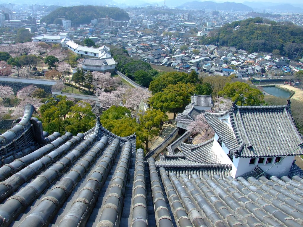 View From Himeji Castle by Chouden Boy