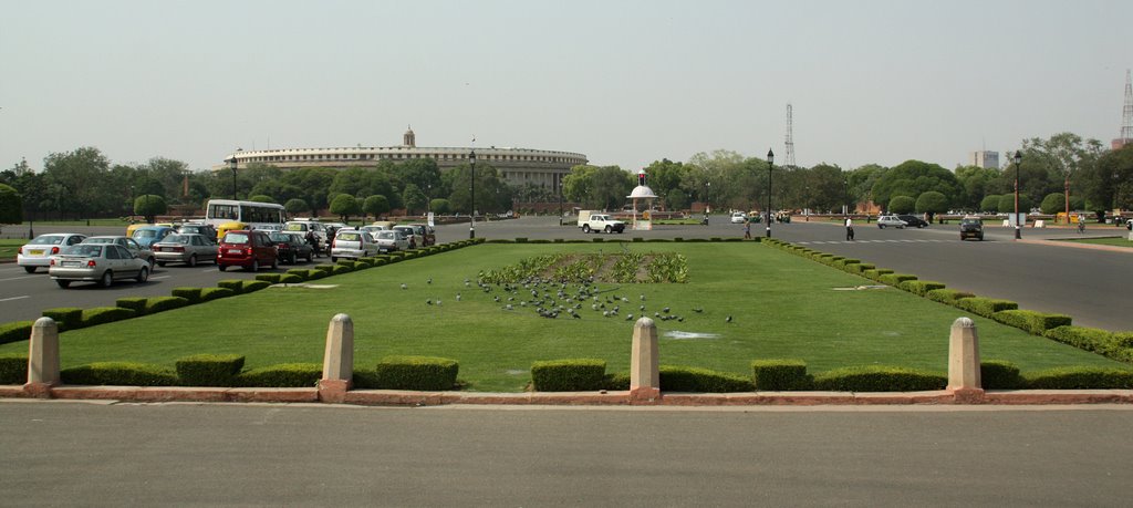 Vijay Chowk, 国会大厦 Sansad Bhavan by vagrombird