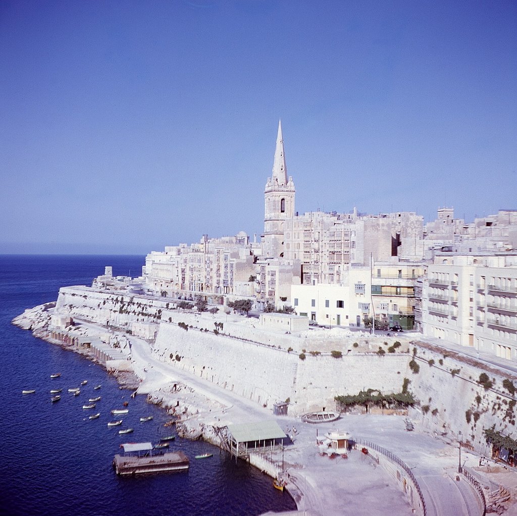 Malta 1956 - Valletta - Marsamxett by Adrian Allain