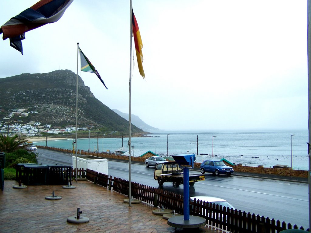 View from the deck back to Sunny Cove point by Rob Coomber