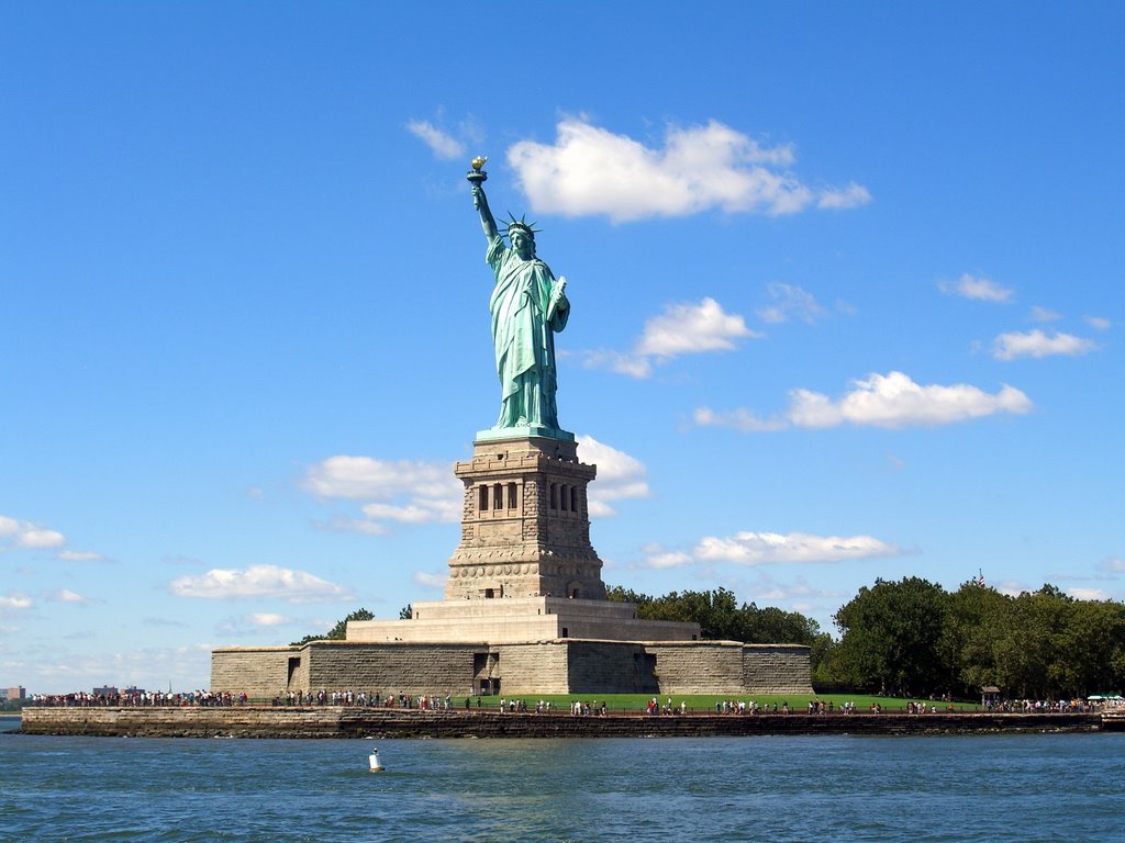 Statue of Liberty on a Sunny Day by Cleo McCall