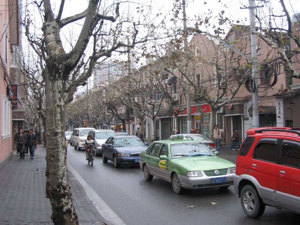 胶州路街景, Jiaozhou Rd. Shanghai by jonlzz