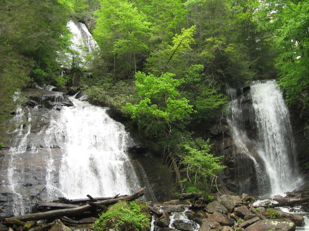 Anna Ruby Falls Close-Up by Chris Sanfino