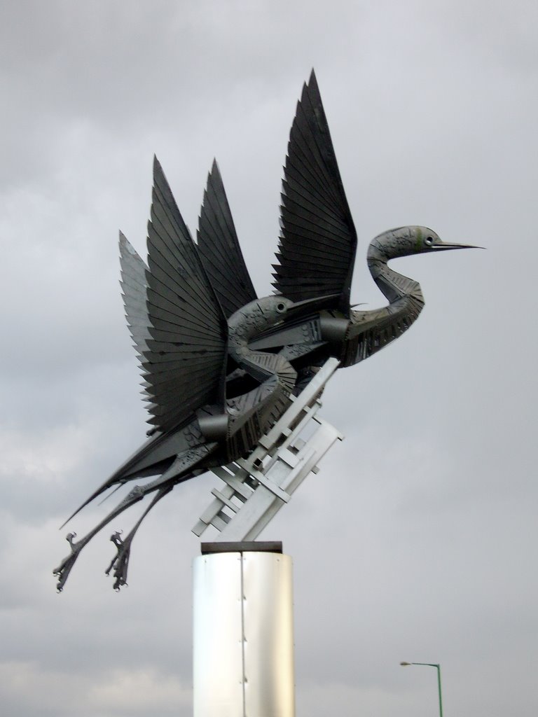 'Takeoff' by sculptor Walenty Pytel. 2009. by geomanncer