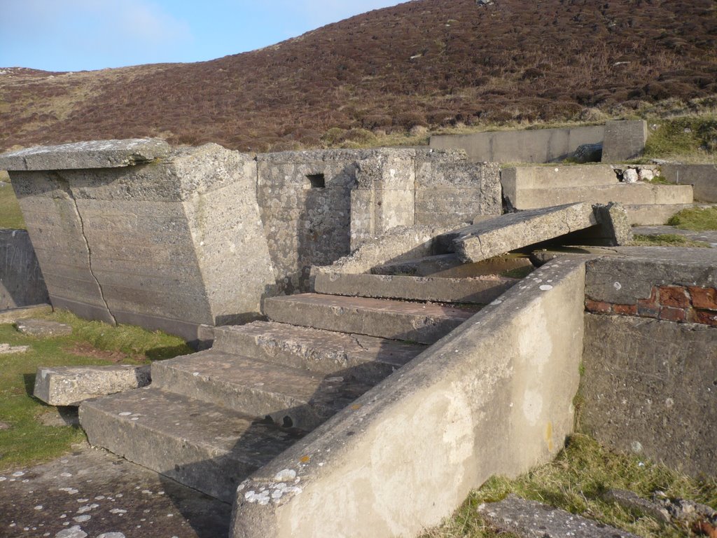 WW2 Radar Station, Rhossili downs by Ceri Roberts