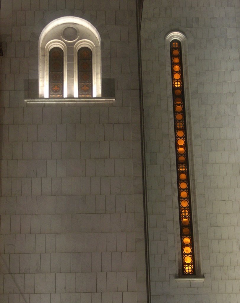 Temple of Saint Sava - night detail by SlobaSerb