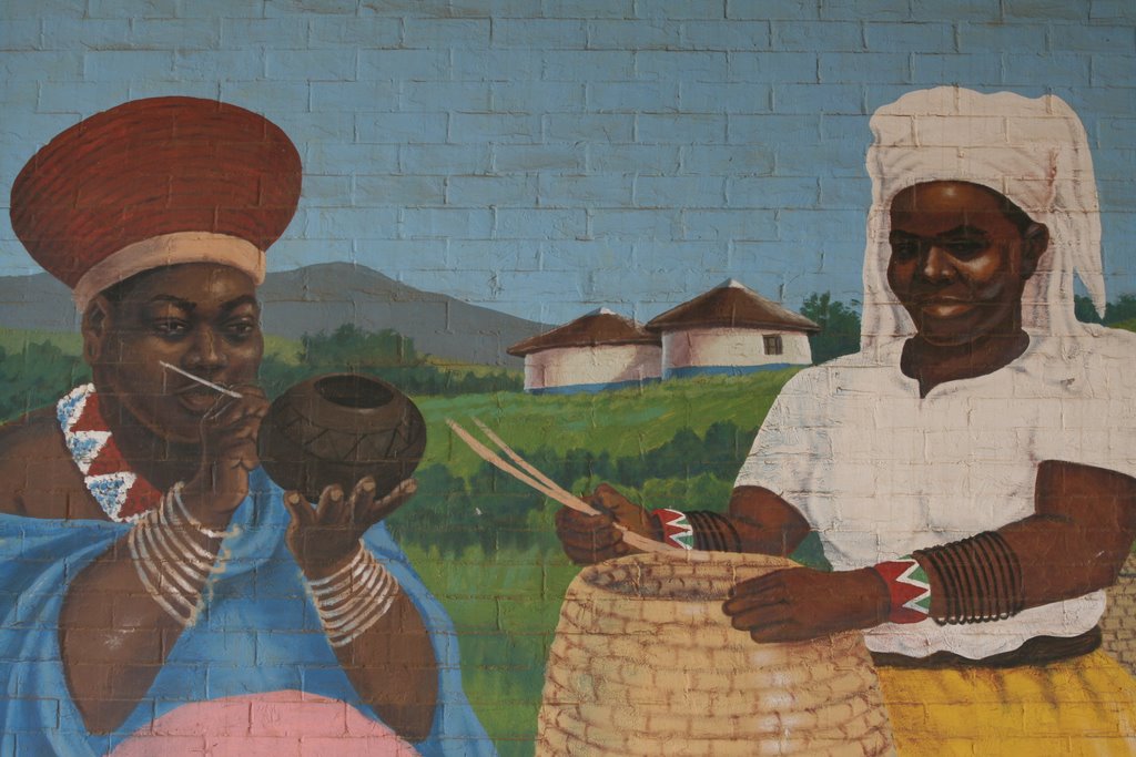 Wall Paintings at the border by JanLinders