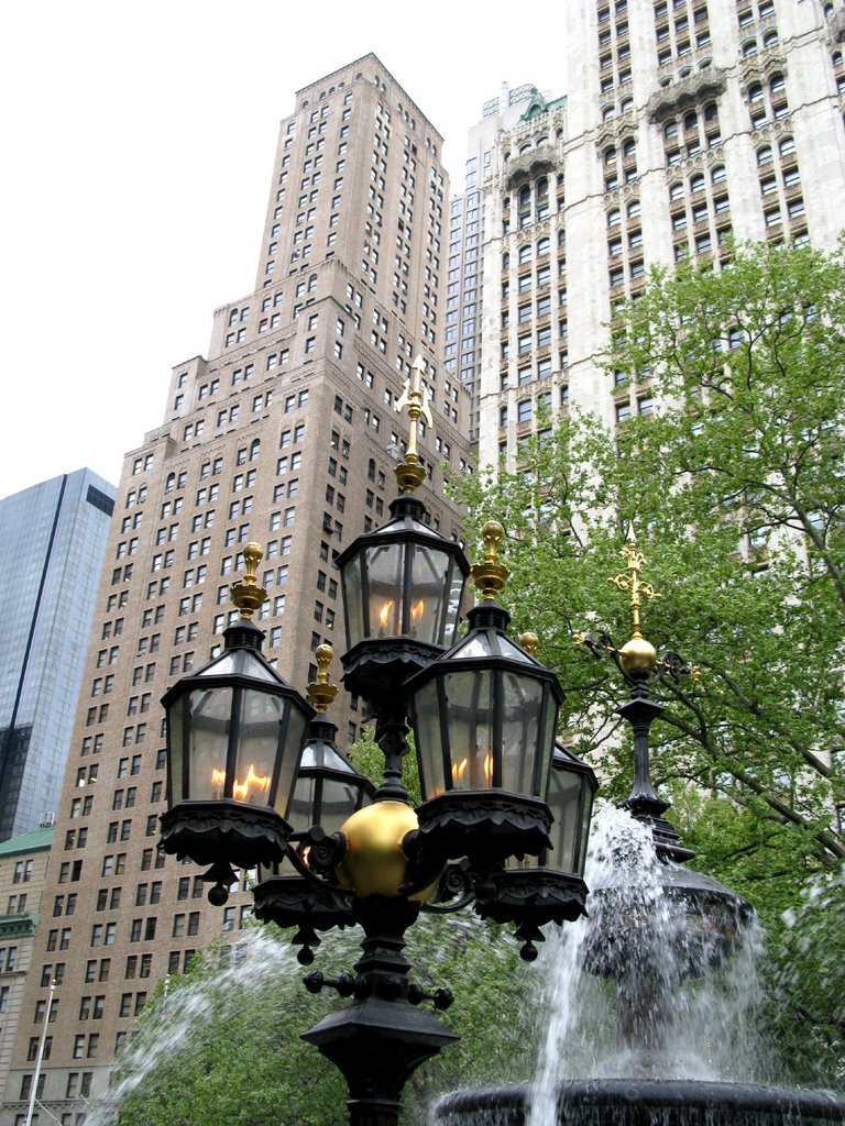 New York City Hall Park by Ruud Brouwers