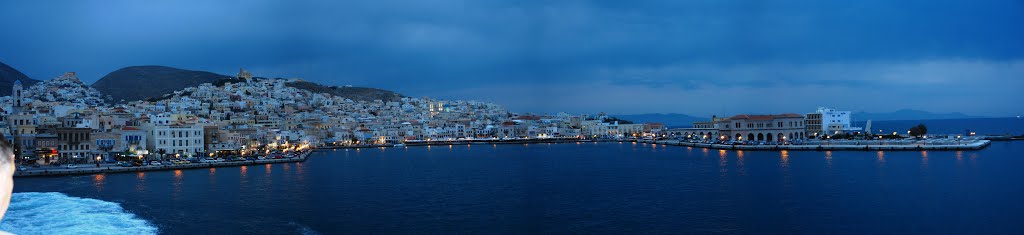 Panorama of Syros by Asterios Nakos