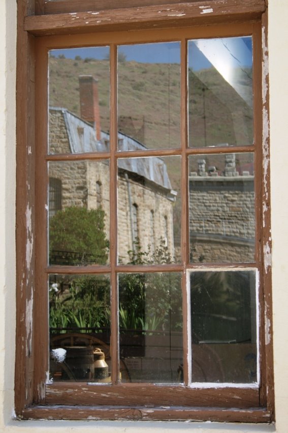 Window reflections 1. by Barb Olmstead