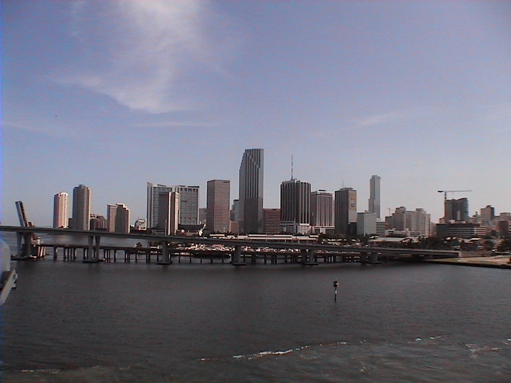 Downtown Miami by wakerider44