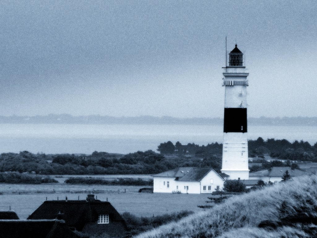 Leuchtturm Kampen, Sylt by Carl Münzel