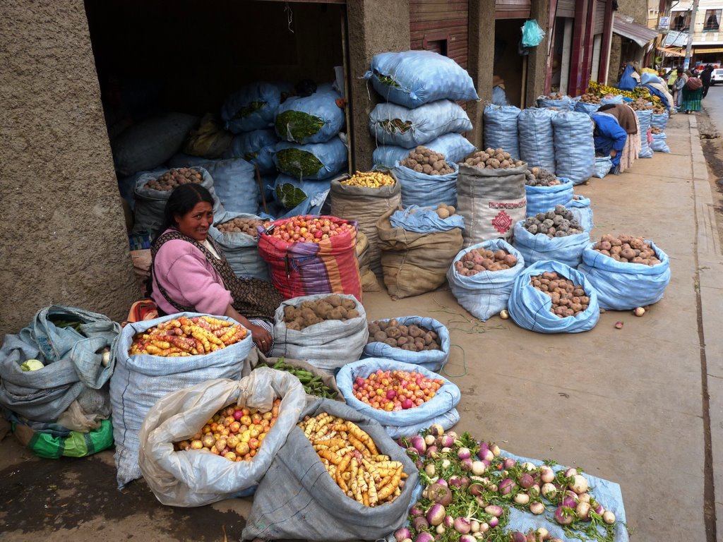 La Paz venta de papas by Juan Carlos