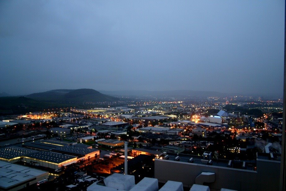 Blick über Heilbronn vom Kesselhausdach by Viktor Hartung